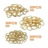 BronaGrand 100 anillos en D de metal multiusos