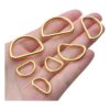 BronaGrand 100 anillos en D de metal multiusos