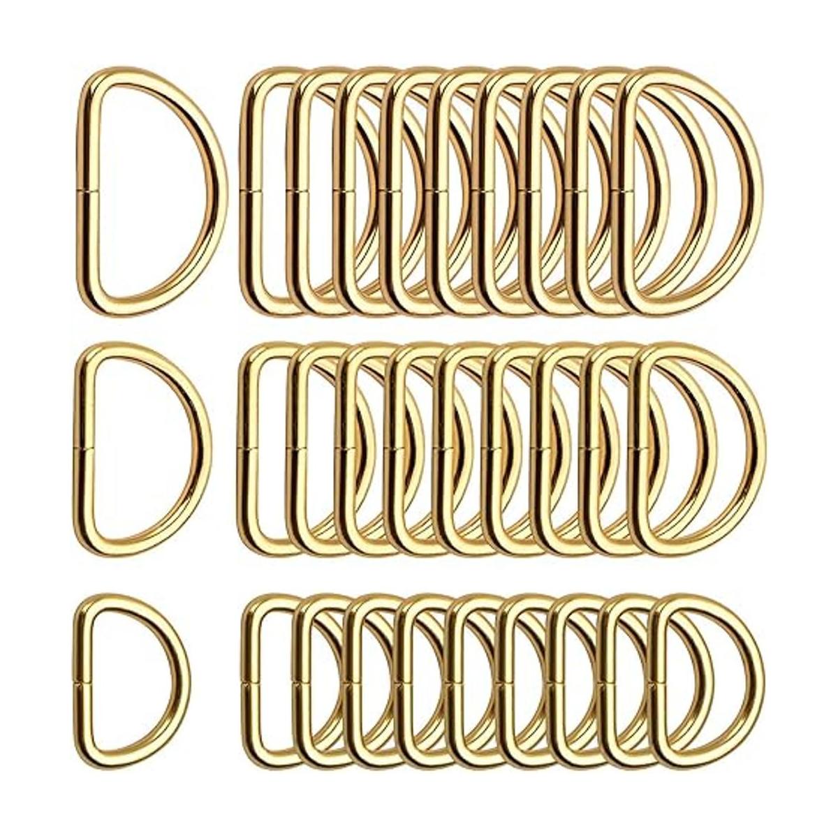 BronaGrand 100 anillos en D de metal multiusos