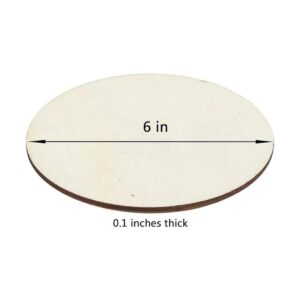 Círculos de madera para manualidades 15 unidades de_2