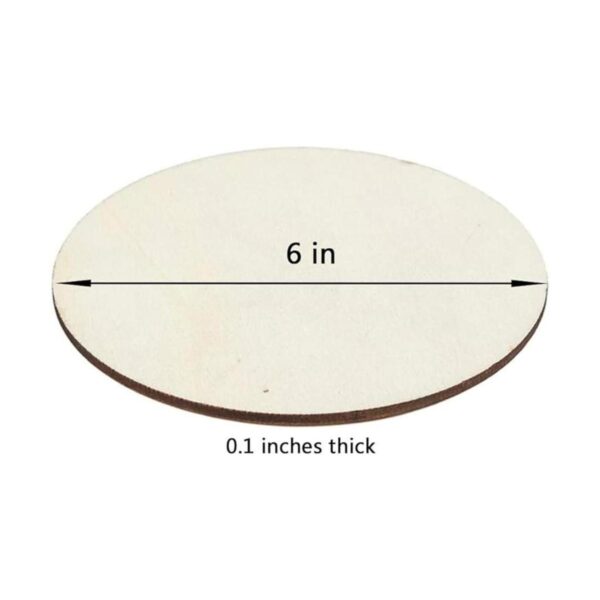 Círculos de madera para manualidades 15 unidades de_2