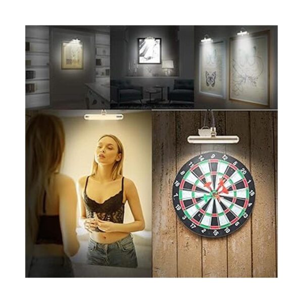 BIGMONAT Luces de imagen inalámbricas para pinturas luz