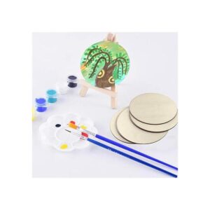 Círculos de madera para manualidades 15 unidades de_3