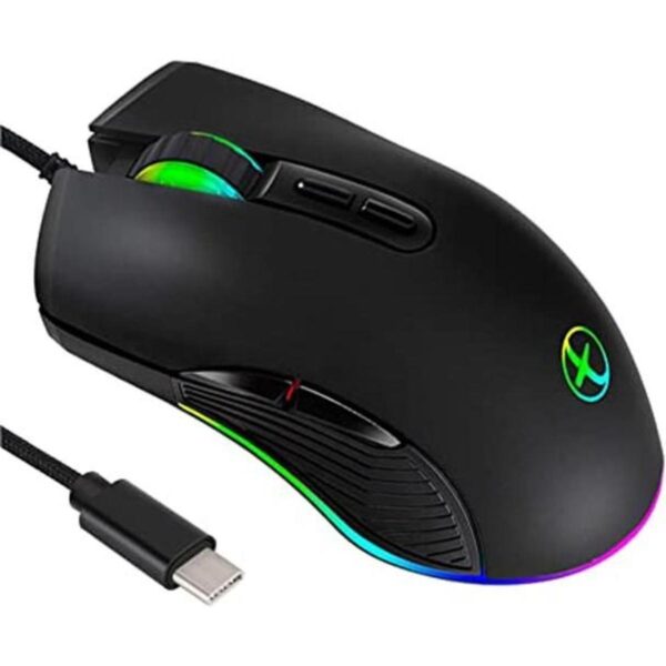 IULONEE Ratón tipo C ratón con cable USB C ratón para_1