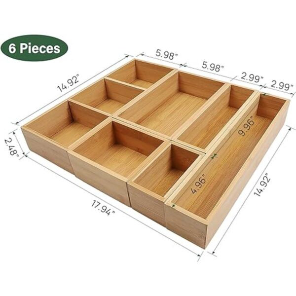 Kootek Organizador de cajones de cocina para utensilios 6_2