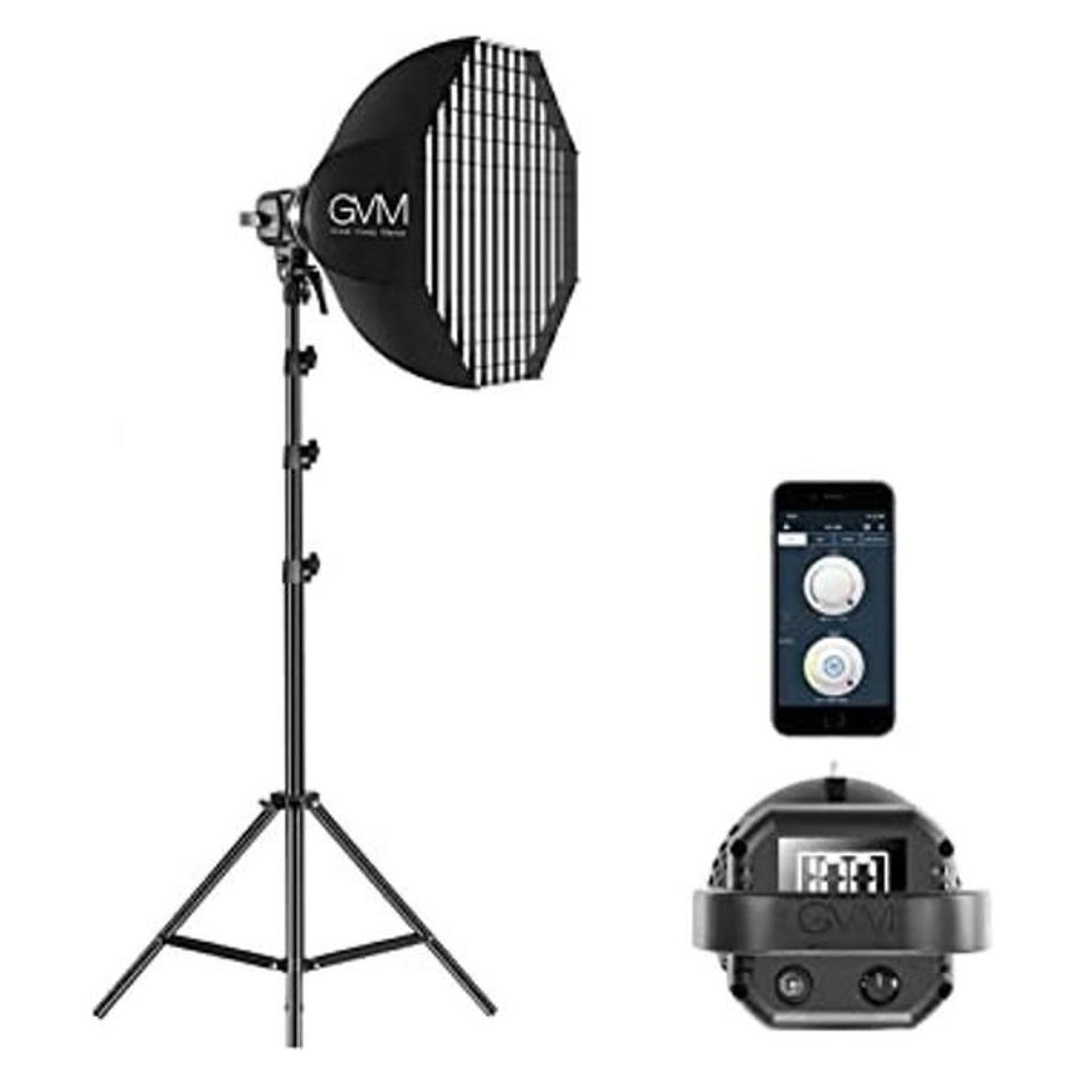 GVM Great Video Maker Kit de iluminación LED de estudio