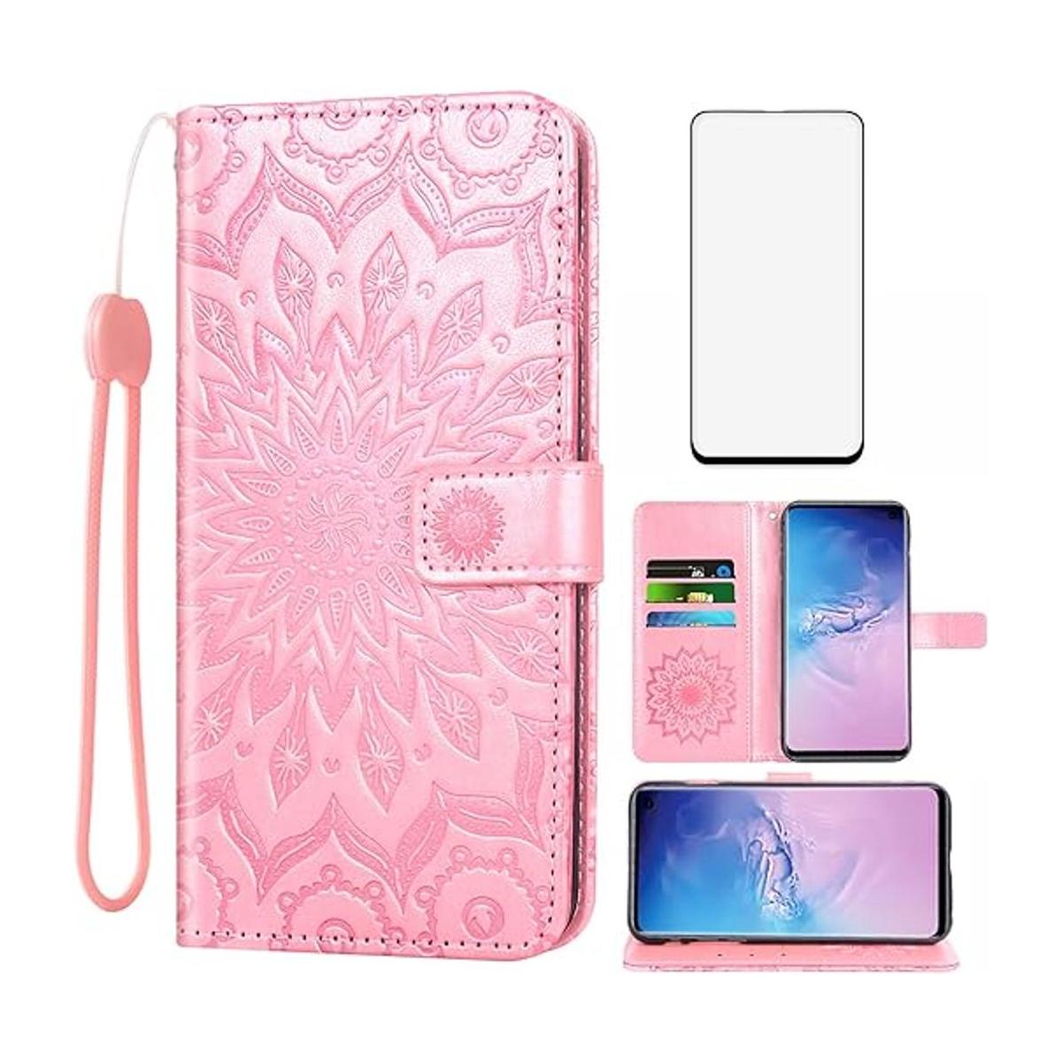 Funda para Samsung Galaxy S10e Billetera con Vidrio