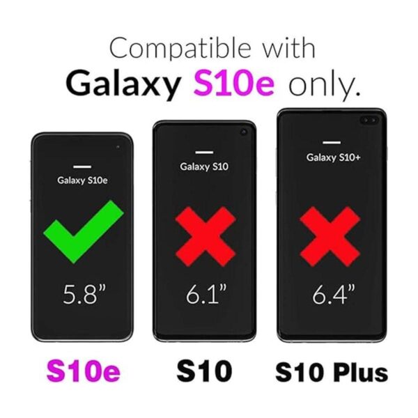 Funda para Samsung Galaxy S10e Billetera con Vidrio_2