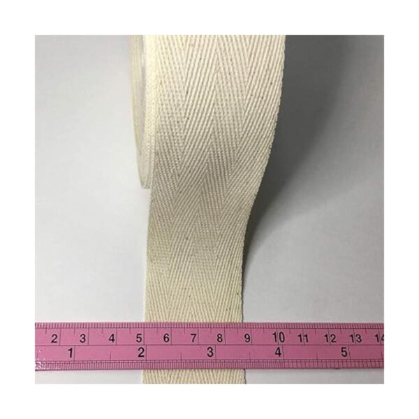38mm 112 Herringbone Cotton Twill Tape Trim by_4