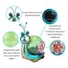 MUMTOP Farol solar impermeable para exteriores luces_2