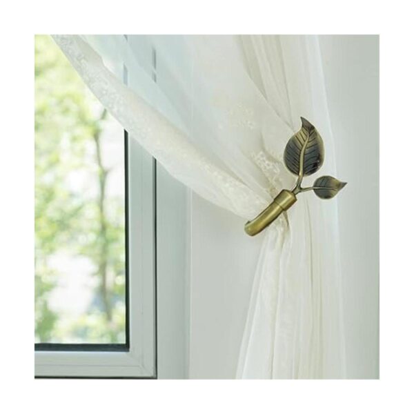 HIKMLK Soportes de cortina en forma de hoja 2 piezas_6