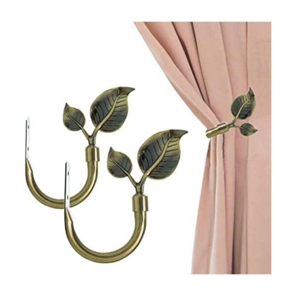 HIKMLK Soportes de cortina en forma de hoja 2 piezas_1