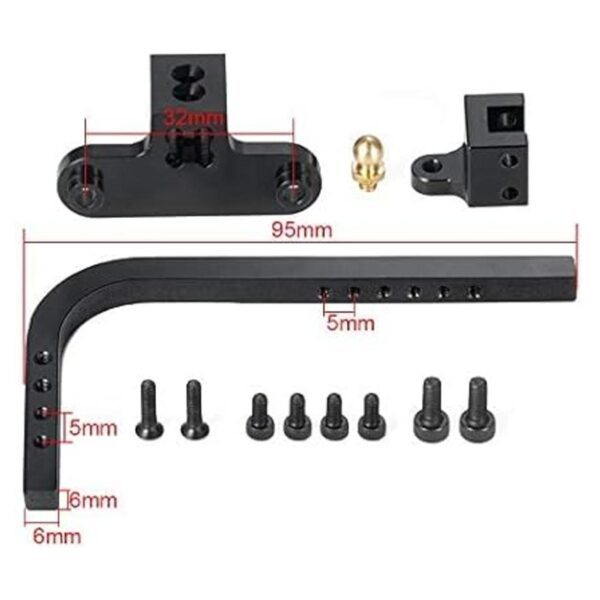 QueT 10 piezas de enganche de remolque ajustable de_2