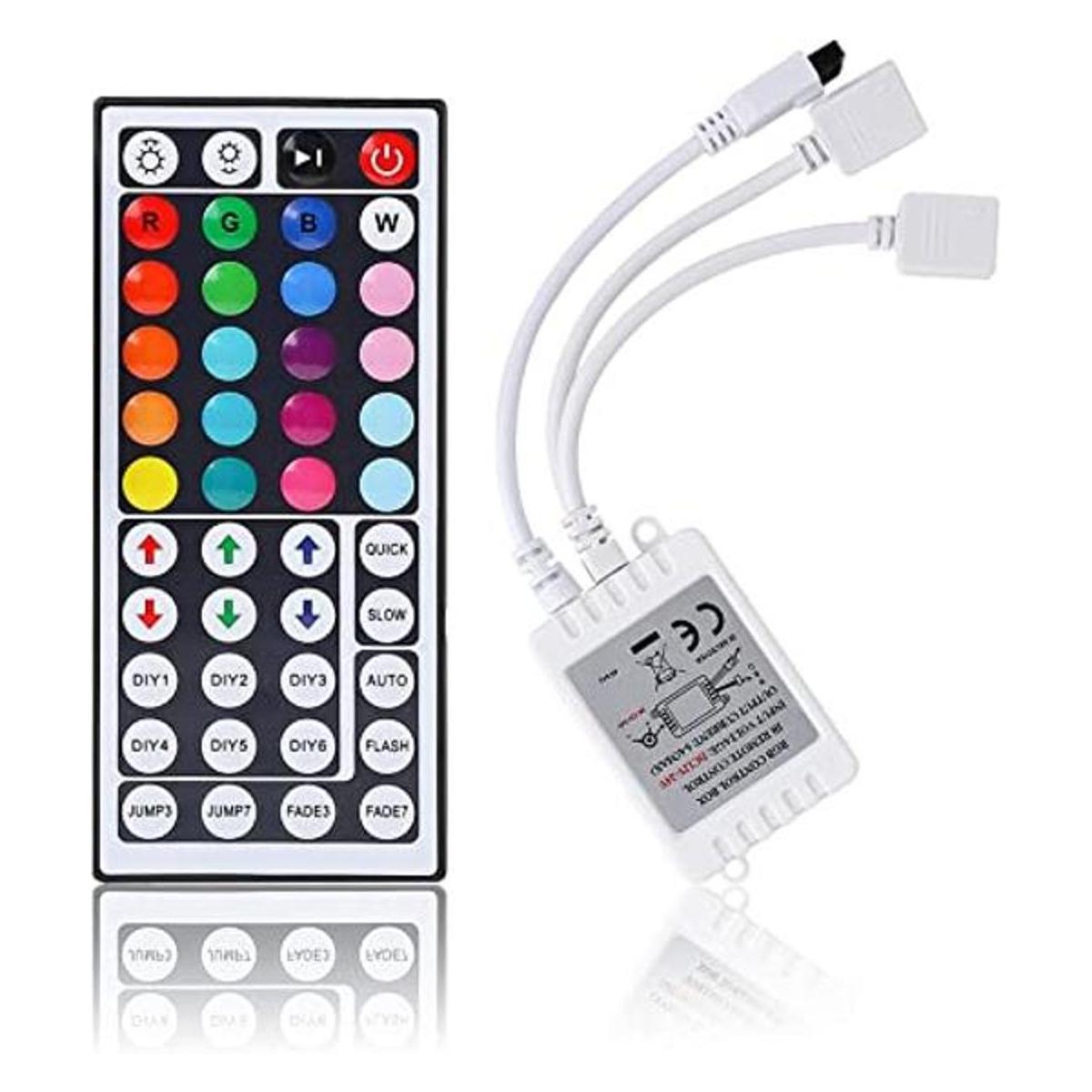Controlador LED RGB BZONE de 2 puertos de 4 pines de