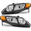 LBRST Conjunto de faros delanteros para Honda Civic Sedan_1