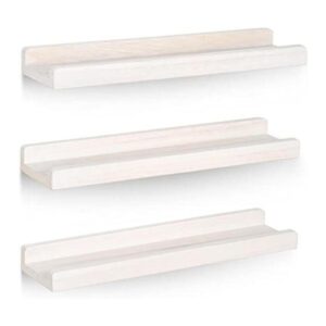Emfogo Estantería flotante de madera rústica juego de 3_1