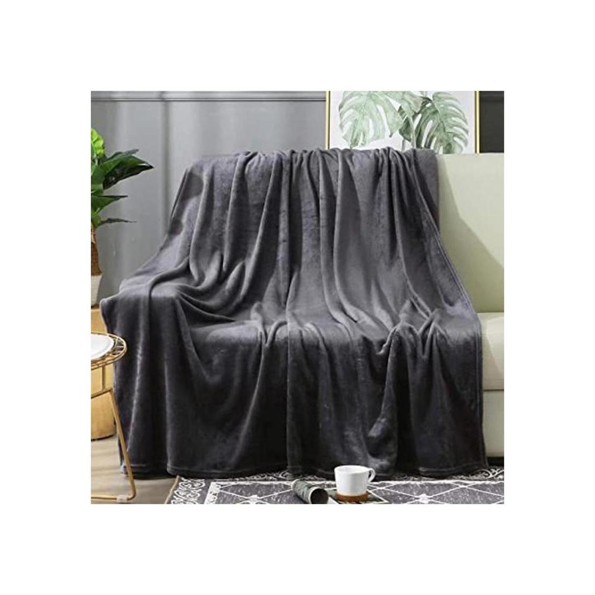 BEAUTEX Manta de vellón para sofá sillón o cama; suave