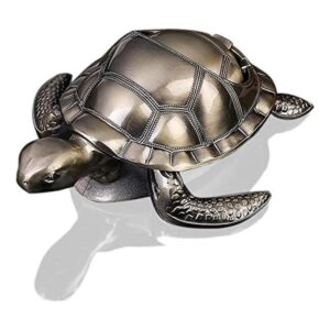 K COOL Cenicero de tortuga con tapa resistente al viento_1