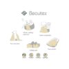 BEAUTEX Manta de vellón para sofá sillón o cama; suave_6