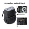BAGSMART Mochila de cámara para fotógrafos mochila_4