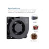 GDSTIME Ventilador de refrigeración PWM de 4.724 in 4_2