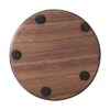 GOH DODD Posavasos de madera con soporte de metal juego_4