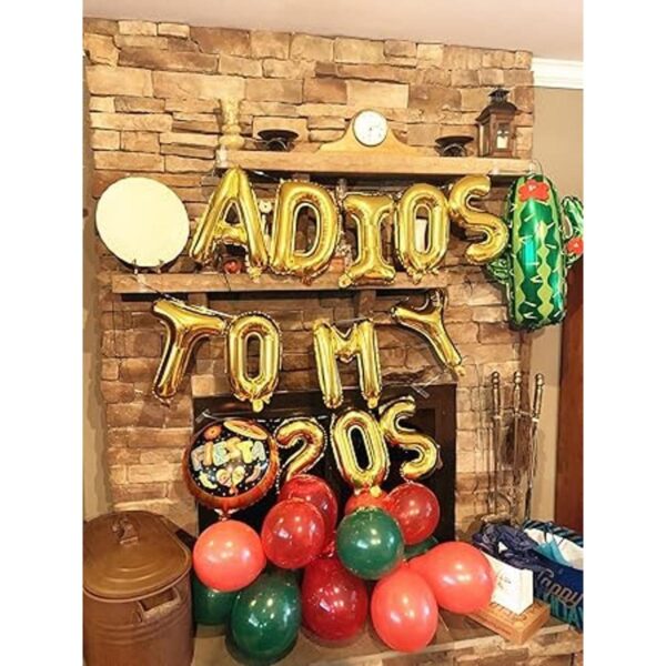 JeVenis 3 globos Adios To My 20S para decoración de fiesta_2