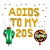 JeVenis 3 globos Adios To My 20S para decoración de fiesta_1