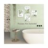 Arte de pared con texto en inglés Relax Soak Unwind
