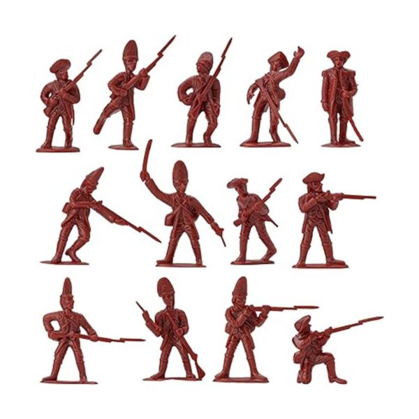 BMC Revolutionary War Plastic Army Men 44 figuras de_4