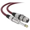 Cable XLR hembra a 14 TS de 10 pies 2 unidades cable de