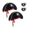 MG House Sombreros de pirata para fiesta de Halloween_1