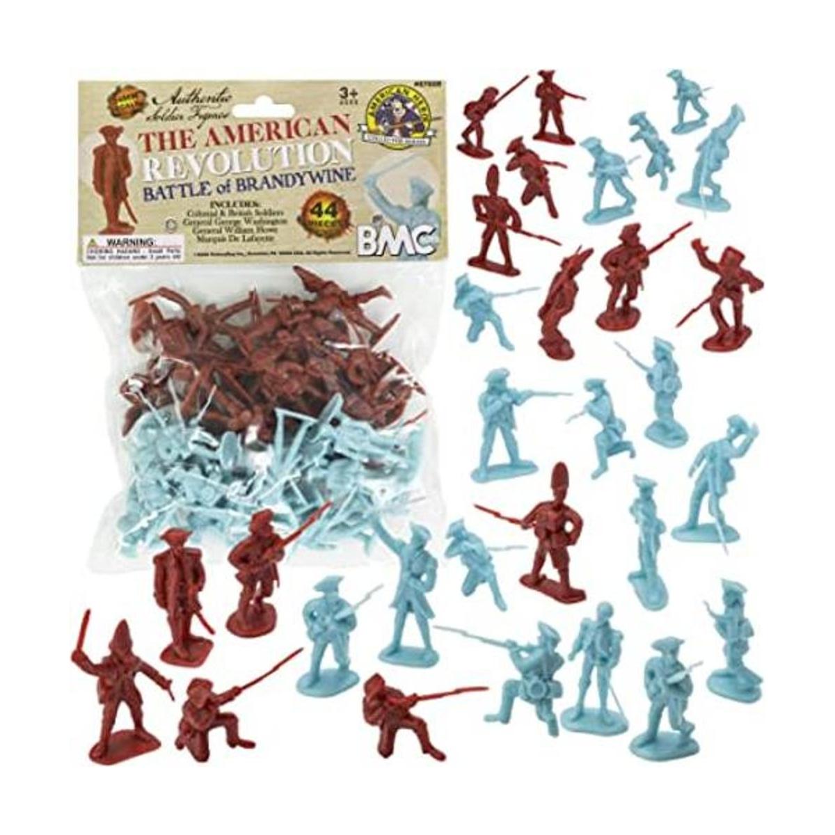 BMC Revolutionary War Plastic Army Men 44 figuras de
