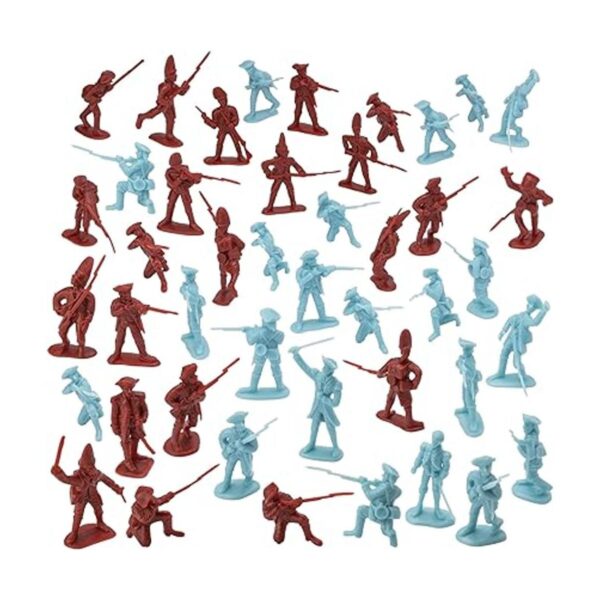 BMC Revolutionary War Plastic Army Men 44 figuras de_5