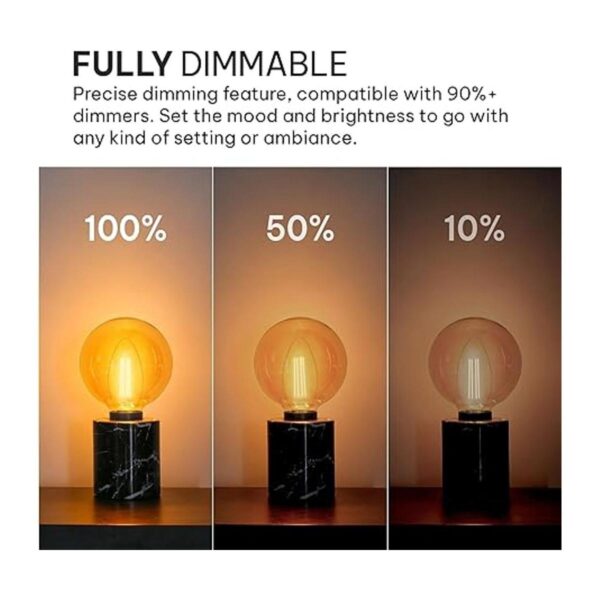 Juego de bombillas LED E12 regulables equivalente a 4 W_4