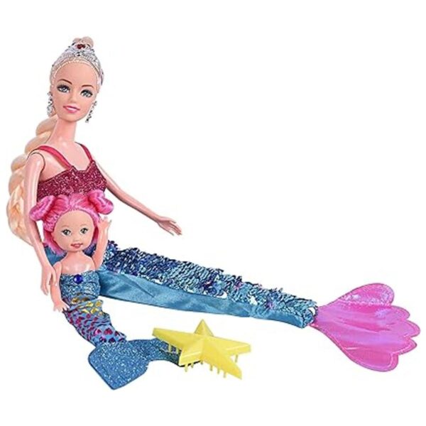 Paquete de muñecas de princesa sirena cola de sirena que_5