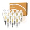 Juego de bombillas LED E12 regulables equivalente a 4 W_1
