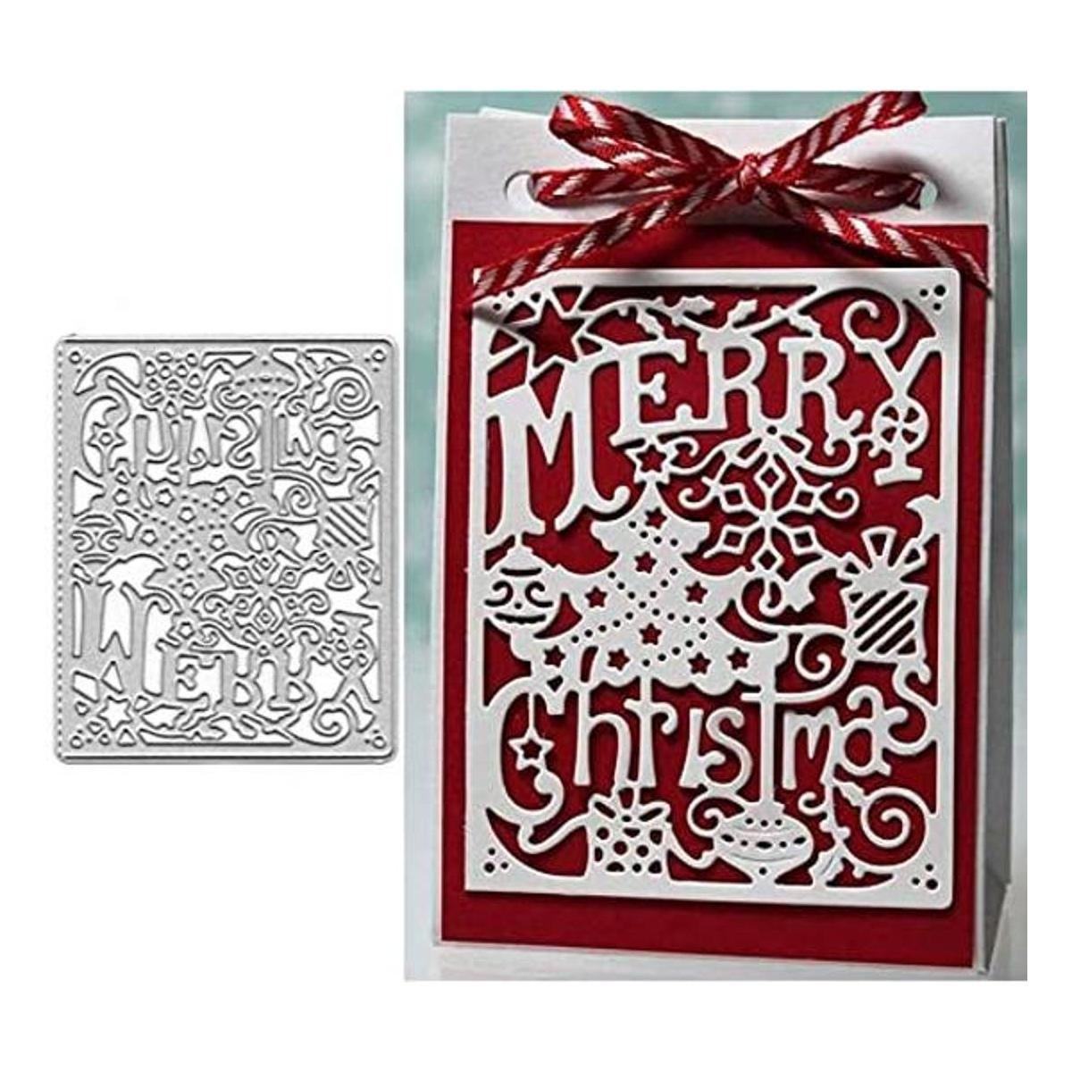 Troqueles de metal con diseño de árbol de Navidad con