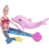 Paquete de muñecas de princesa sirena cola de sirena que_4