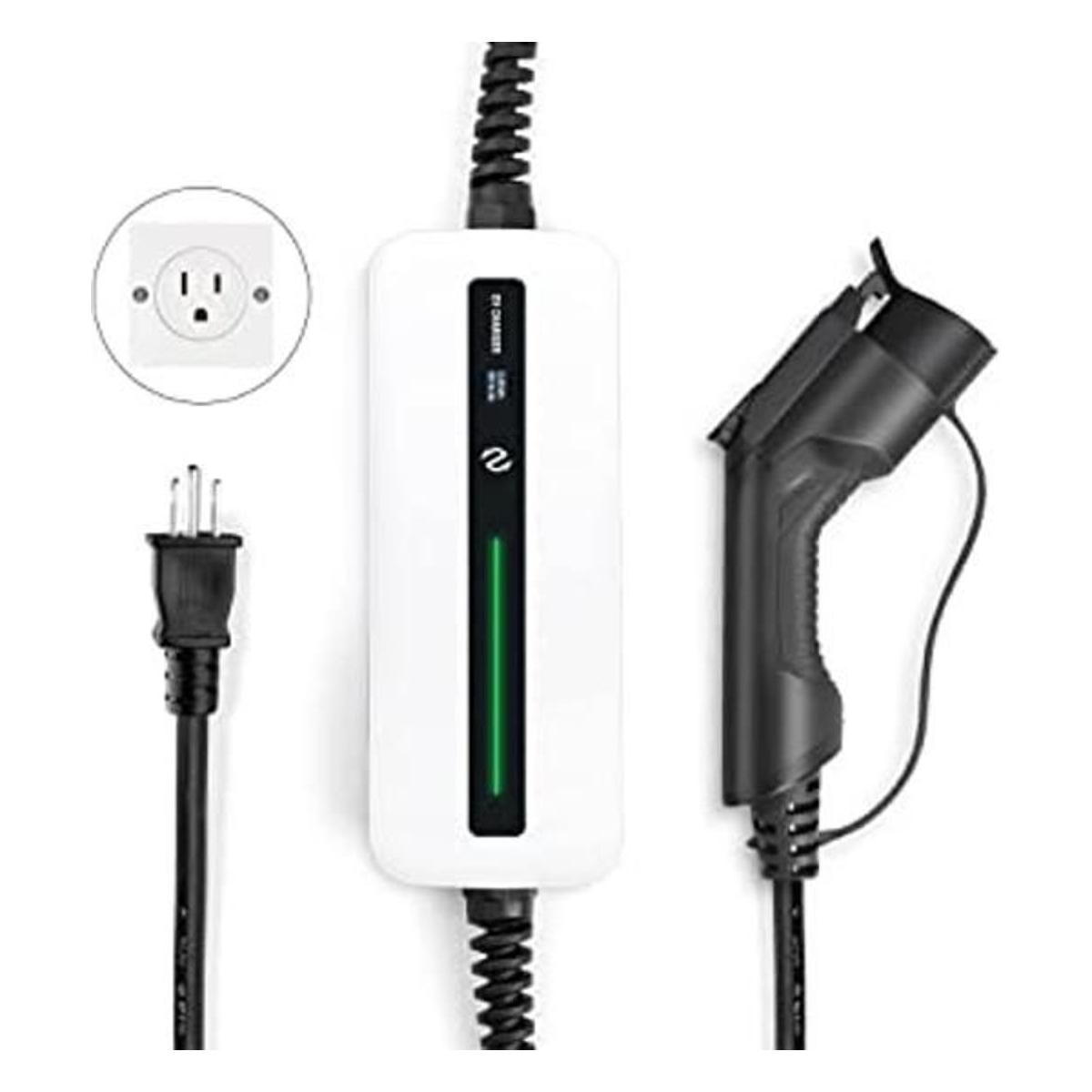 BESENERGY Cargador EV de nivel 1 15A 110V portátil J1772