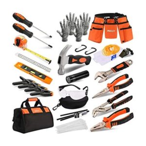 INCLY Juego de 95 herramientas reales para niños kit de_1
