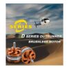 FlashHobby D3530 1400KV Motor de desatascador sin