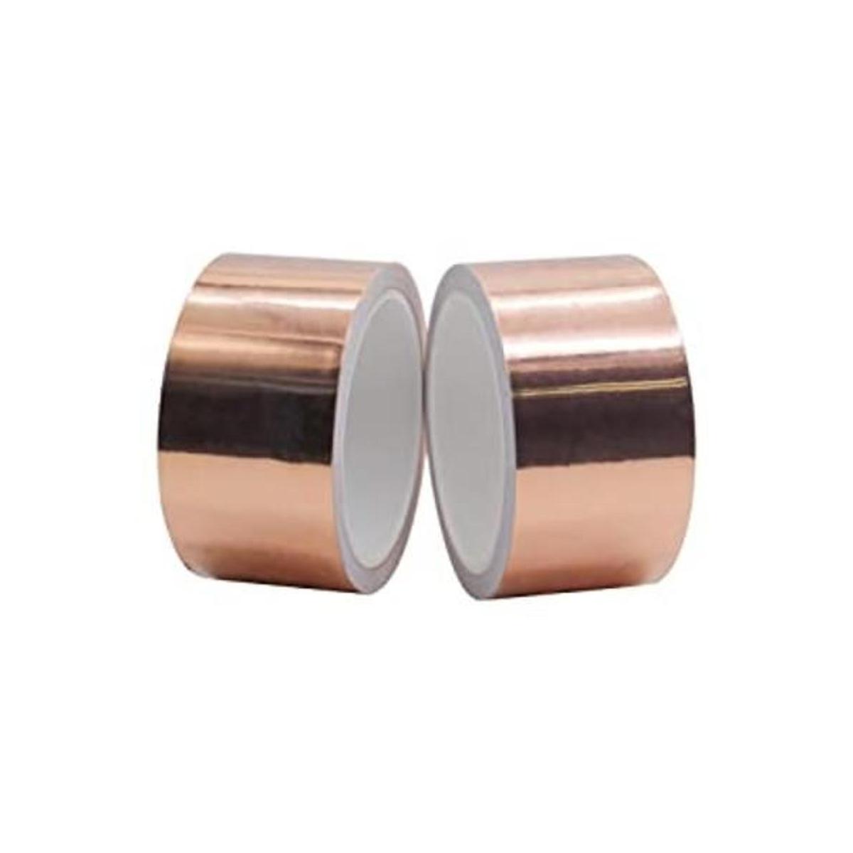 Paquete de 2 cintas de aluminio de cobre de 2 pulgadas x