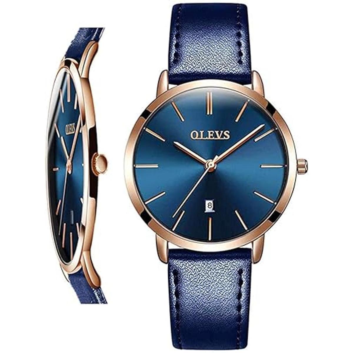 OLEVS Relojes de pulsera para mujer ultra finos de 0.256