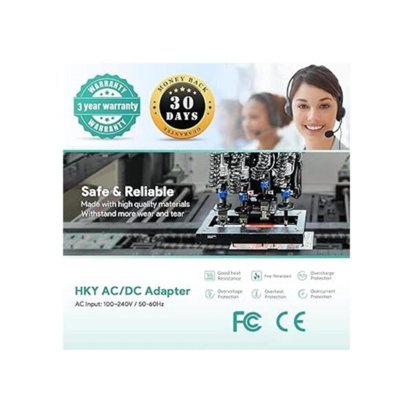 HKY Adaptador ACDC para Hello Baby HB24 HB32 HB32RX_4