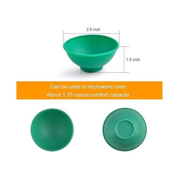 Coopay 16 cuencos de silicona multicolor resistentes al