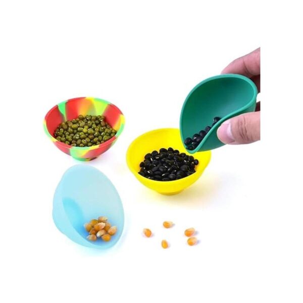 Coopay 16 cuencos de silicona multicolor resistentes al