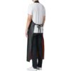 Jaspfct Delantal de vinilo de goma impermeable de 43
