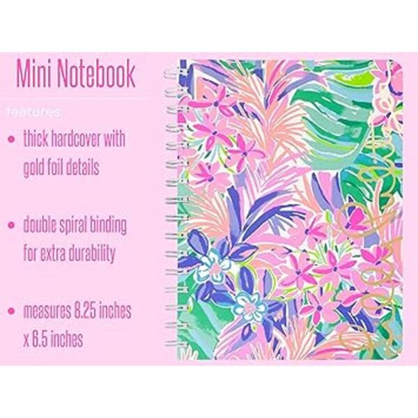Lilly Pulitzer Cuaderno en espiral 8.5 x 6.5 in tamaño_3