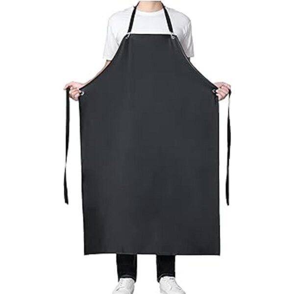 Jaspfct Delantal de vinilo de goma impermeable de 43